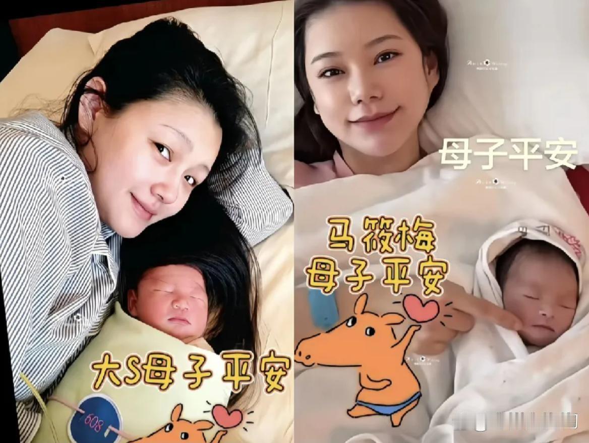 大姨一句话点破两段婚姻的底牌。40岁的大S生汪希箖，和34岁的马筱梅怀第一胎，中