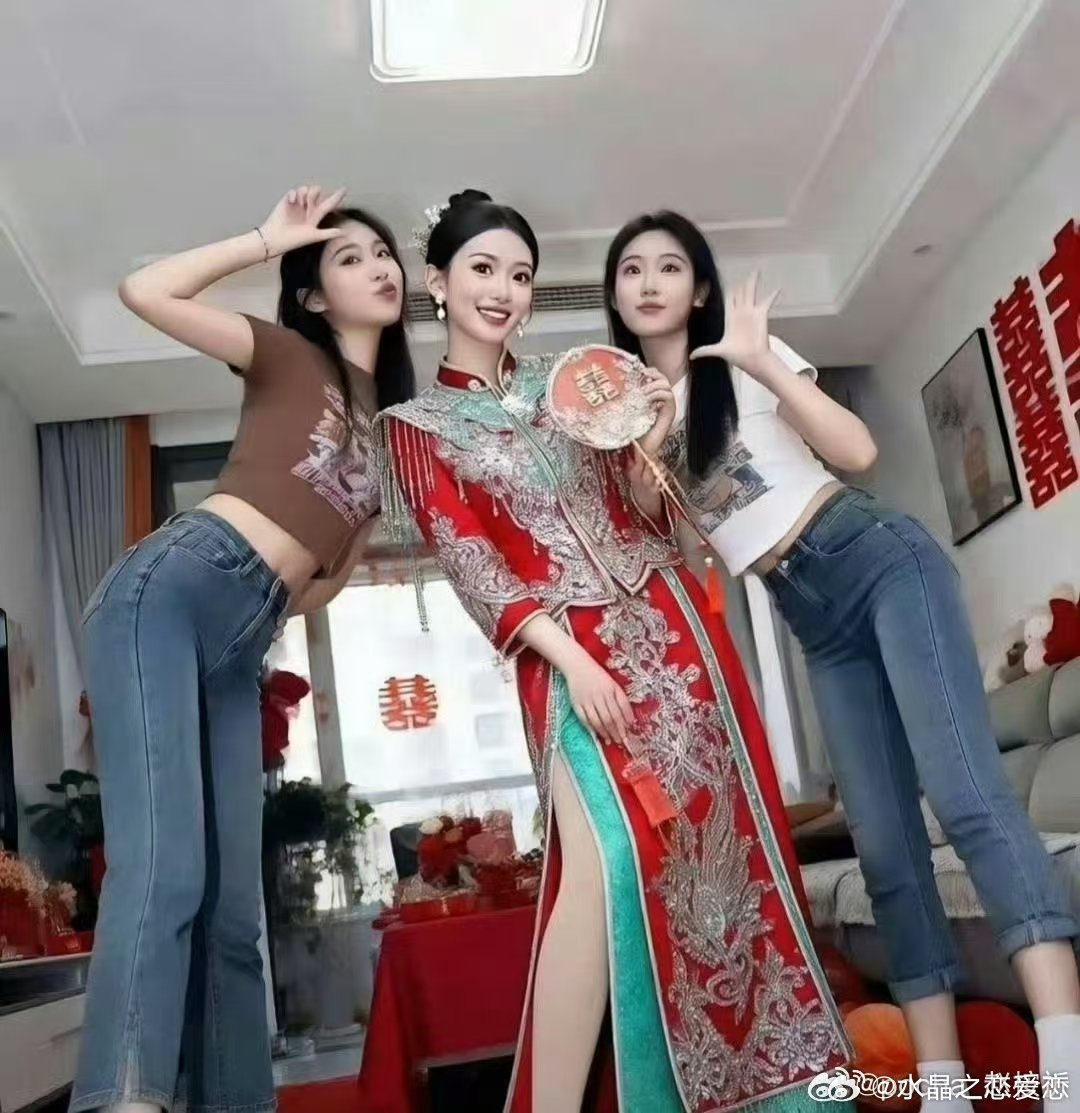 谁都羡慕伴娘比新娘漂亮！镇江