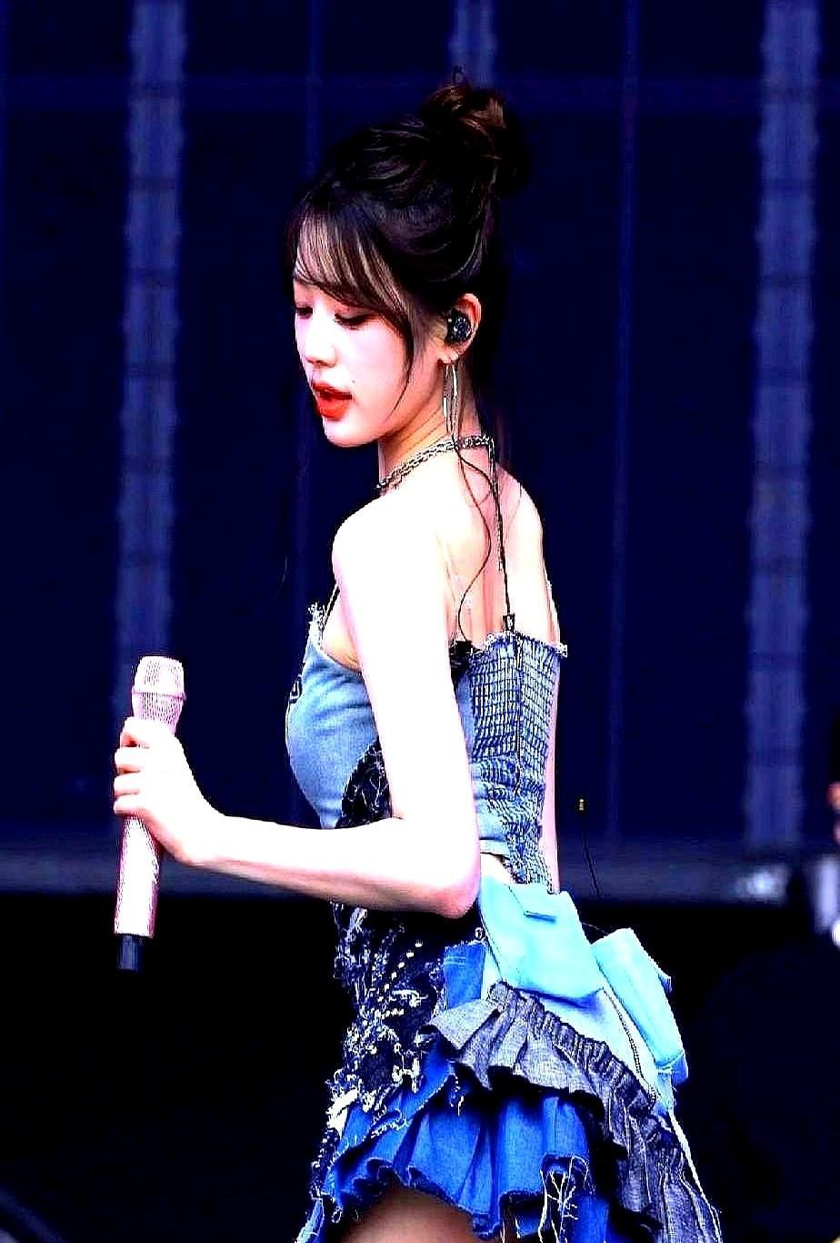 张元英一条裤边露三厘米的短裤，卖爆了。Puma销量直接翻三倍，电商搜低腰裤的人