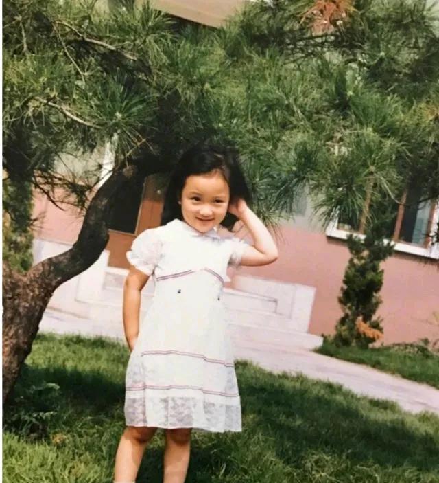甜馨和儿时的李小璐长得不一样，但她们傲娇的表情都一样哦，都是在百般宠爱中长大的小