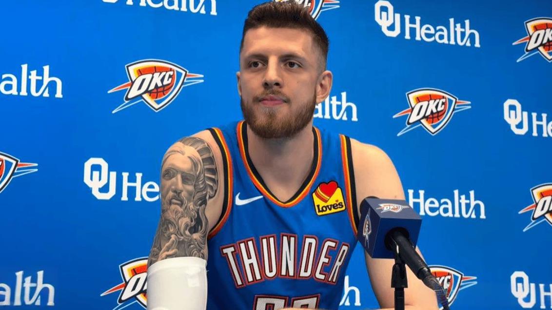 雷霆队的哈腾遭受到了伤病，他这个伤病和当时戈贝尔一样比目鱼肌拉伤，这个伤病还不知