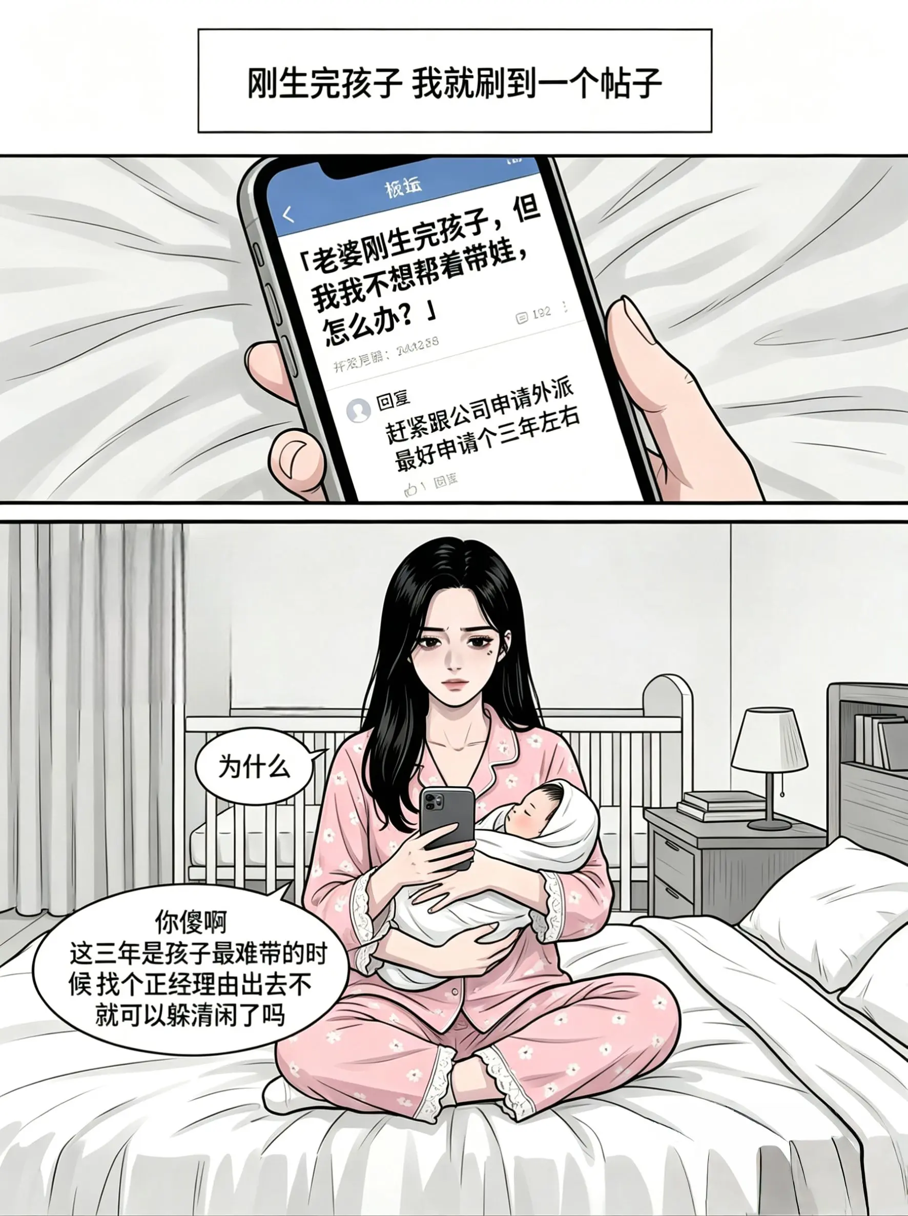 丈夫外派。
