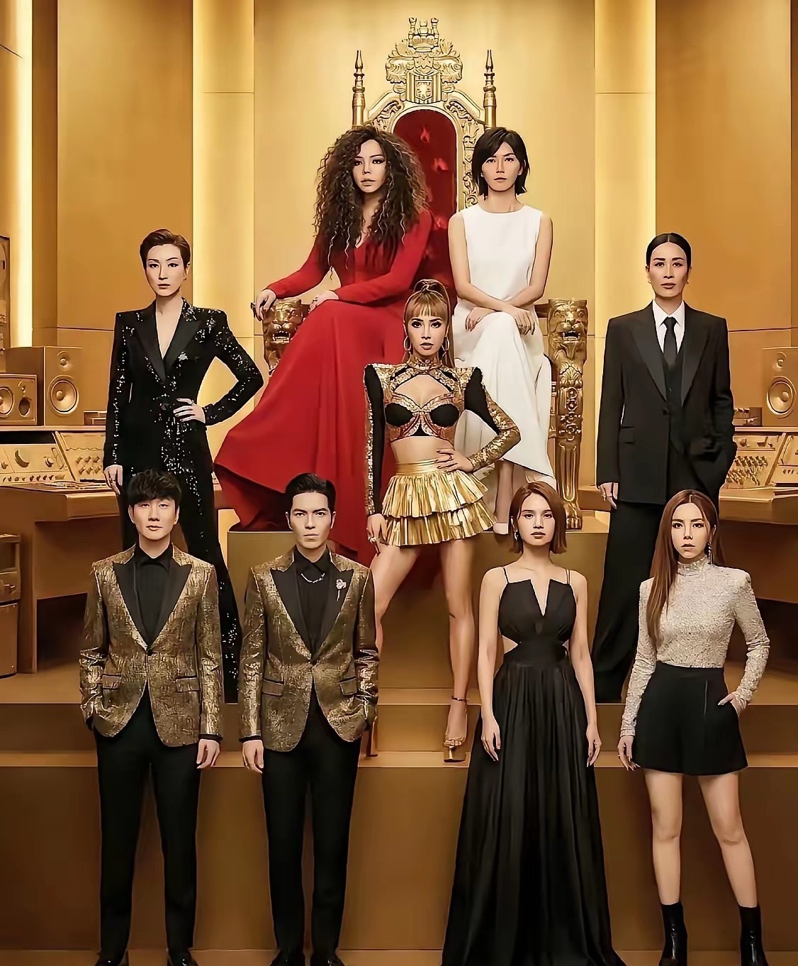 华语乐坛地位图，C位你们认可吗？我觉得邓紫棋不该站边角料位置。