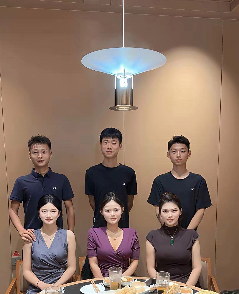 这三个男人艳福不浅