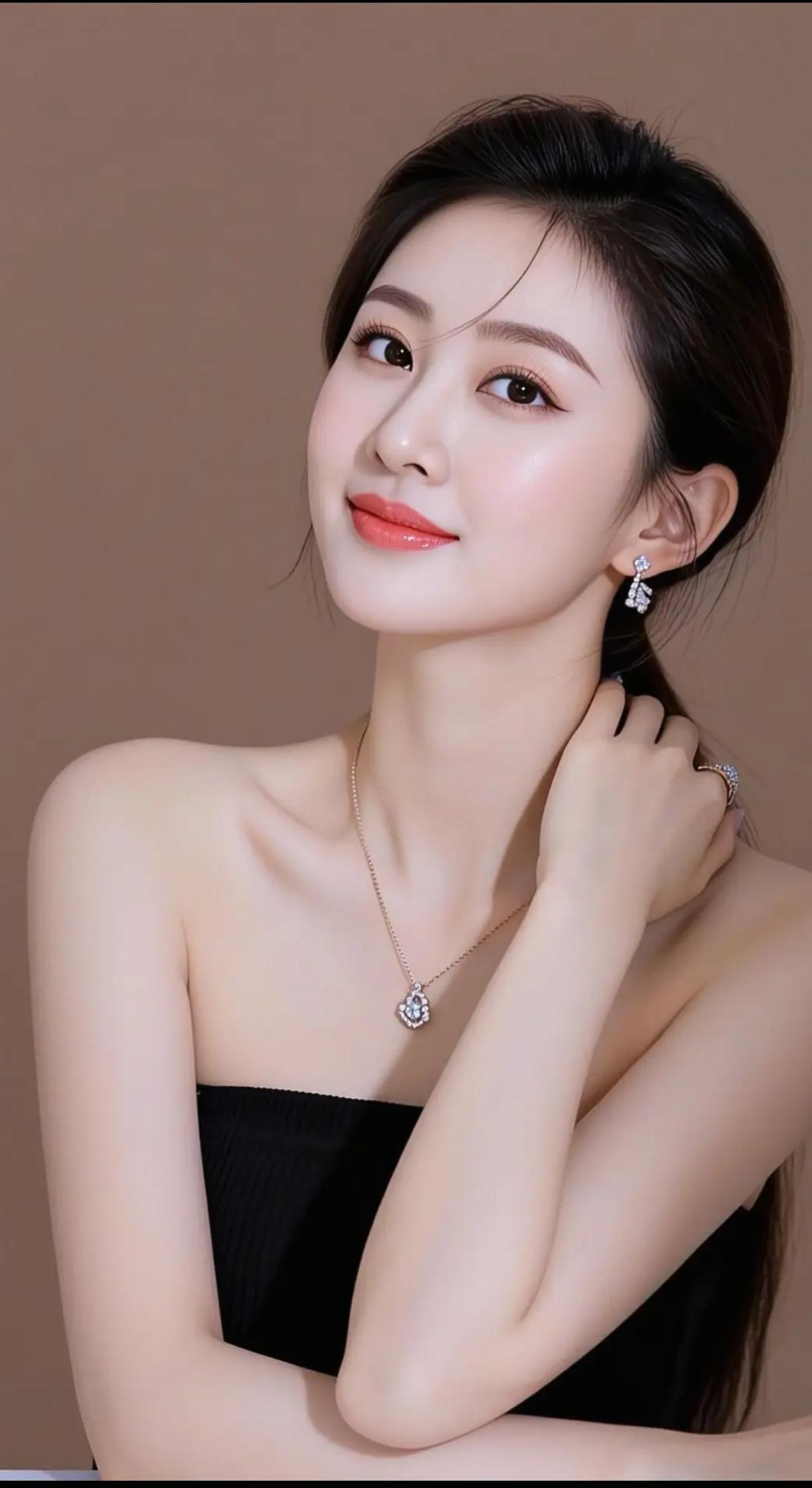 甜美笑容，完美女神！💖✨