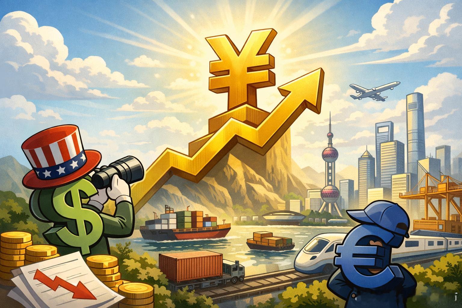 新春人民币升到6字头，真正的信号藏在“市场语气”里人民币汇率又一次站上了一个让市