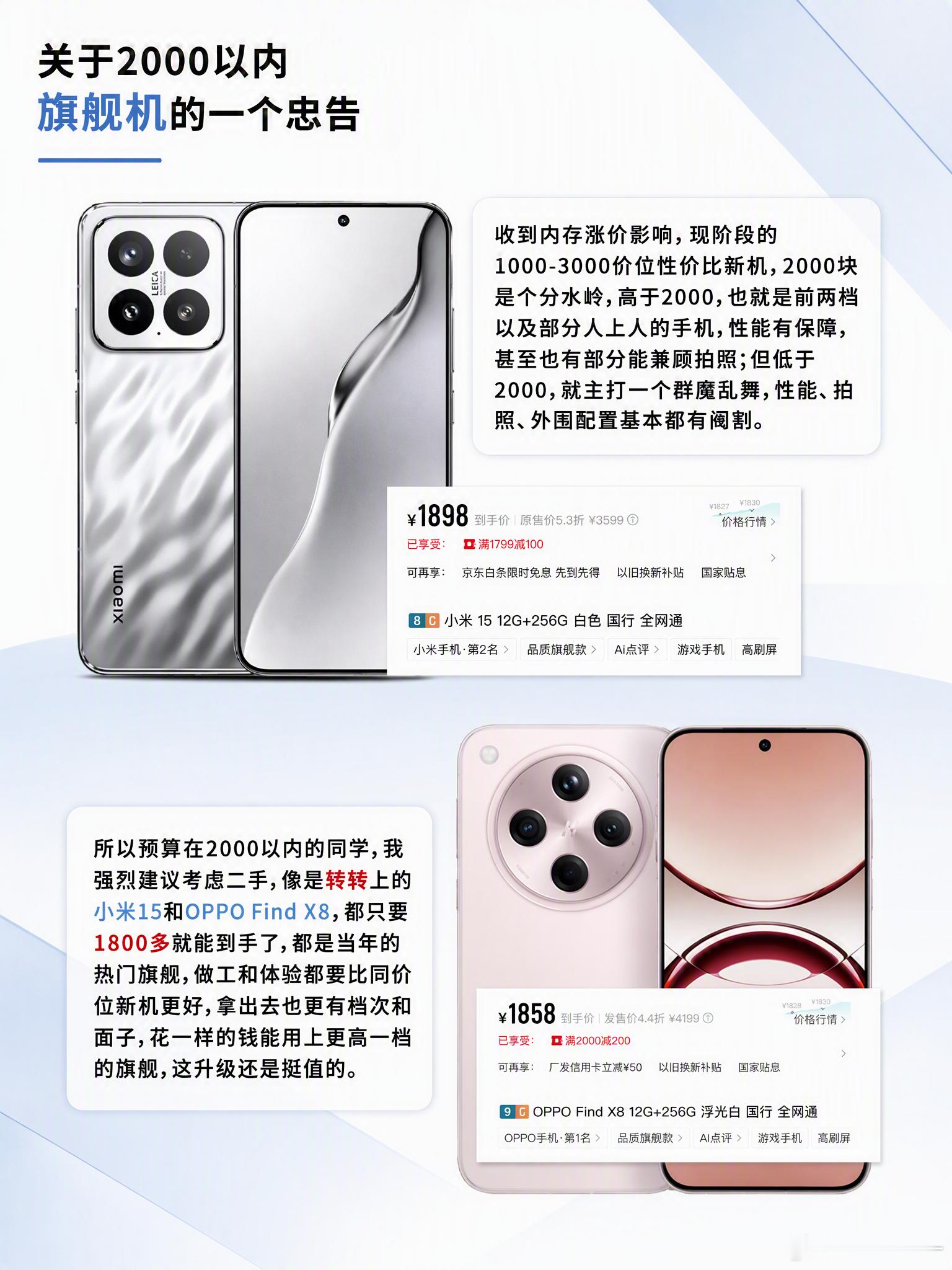 预算2000别乱买！新机不如二手旗舰真香开学季想换手机？这份作业直接抄！📝1000-3000元价位