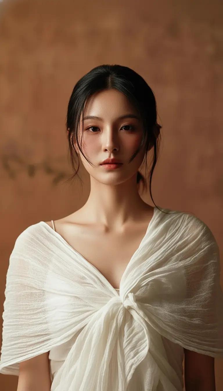 175模特新中式风格拍摄写真美图什么样的女人算自然美什么样的美人算是东方美人