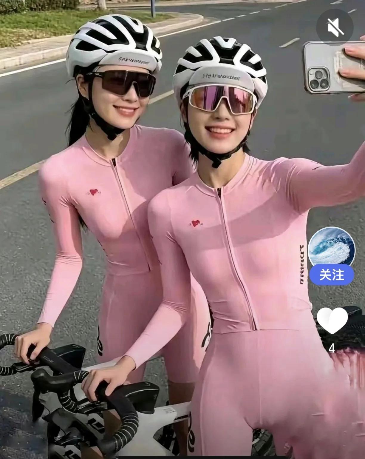 紧身骑行服现街头被热议！如今，紧身骑行服渐渐走出运动场，不少人穿着紧身骑行服逛街