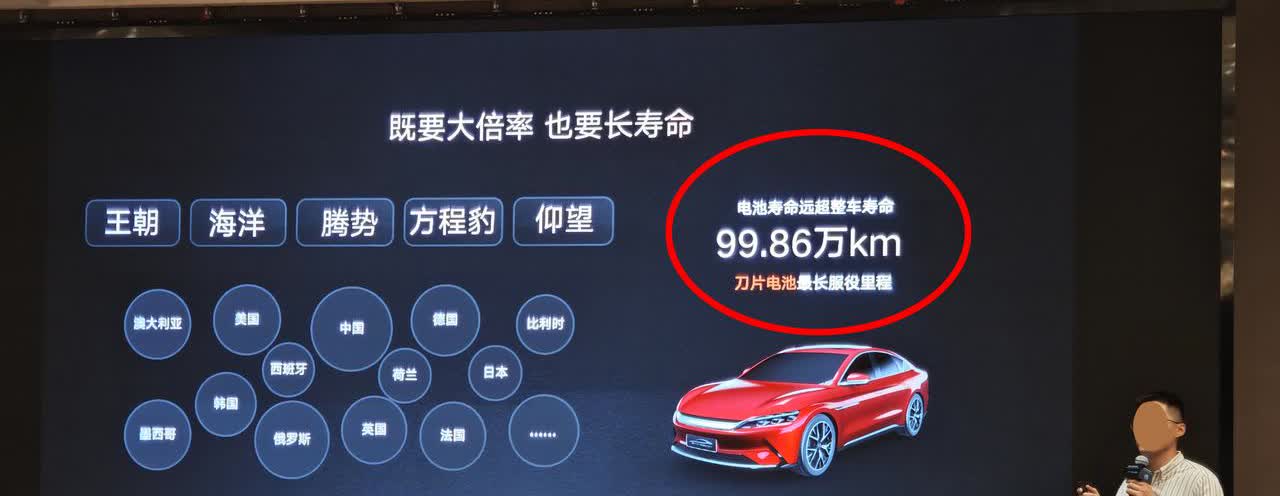 还有谁在担心电池的使用寿命，接近于100万公里的续航里程，够不够你开？如果按照平