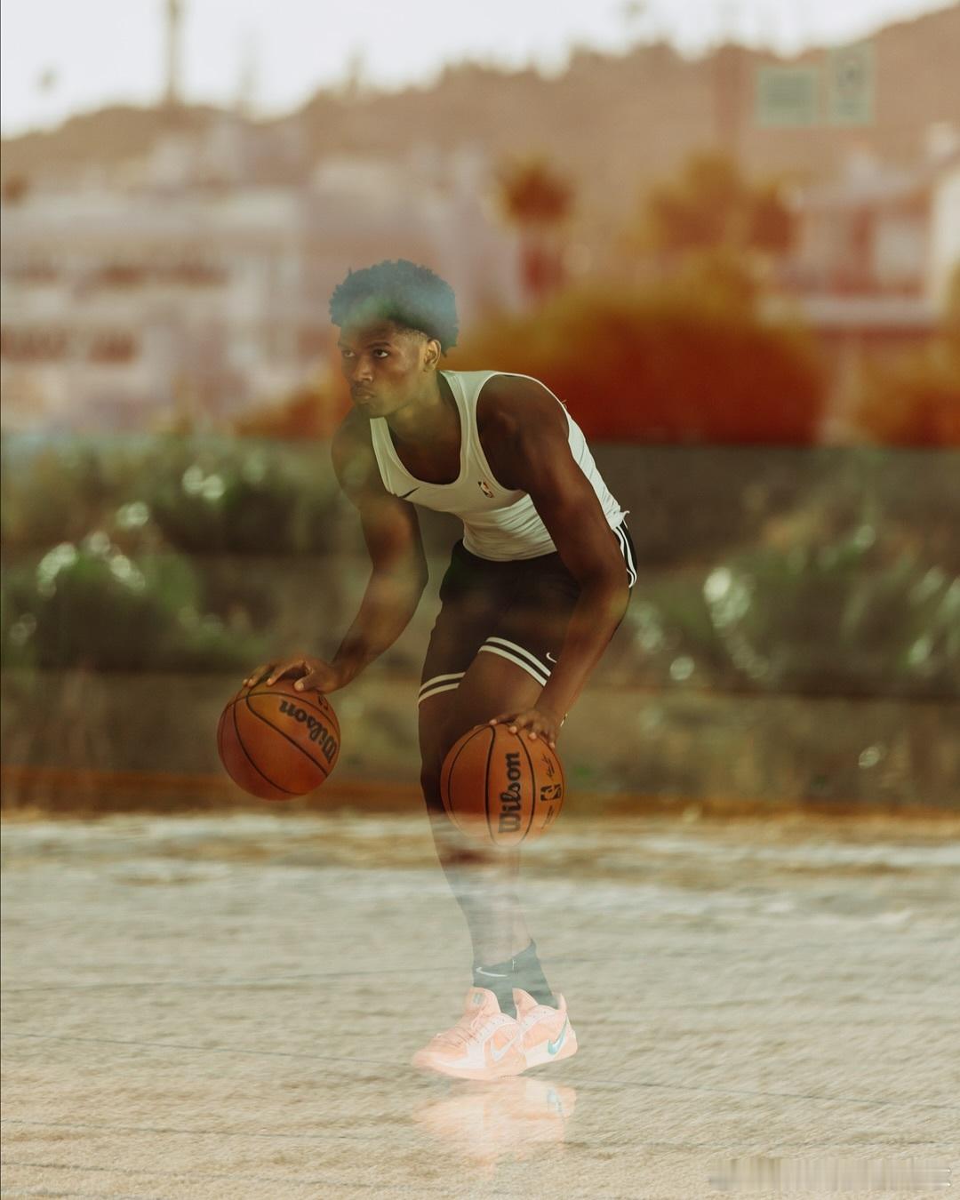篮球的圣殿⛪️阿门·汤普森在西班牙苦练🇪🇸休斯顿火箭nba夏季联赛