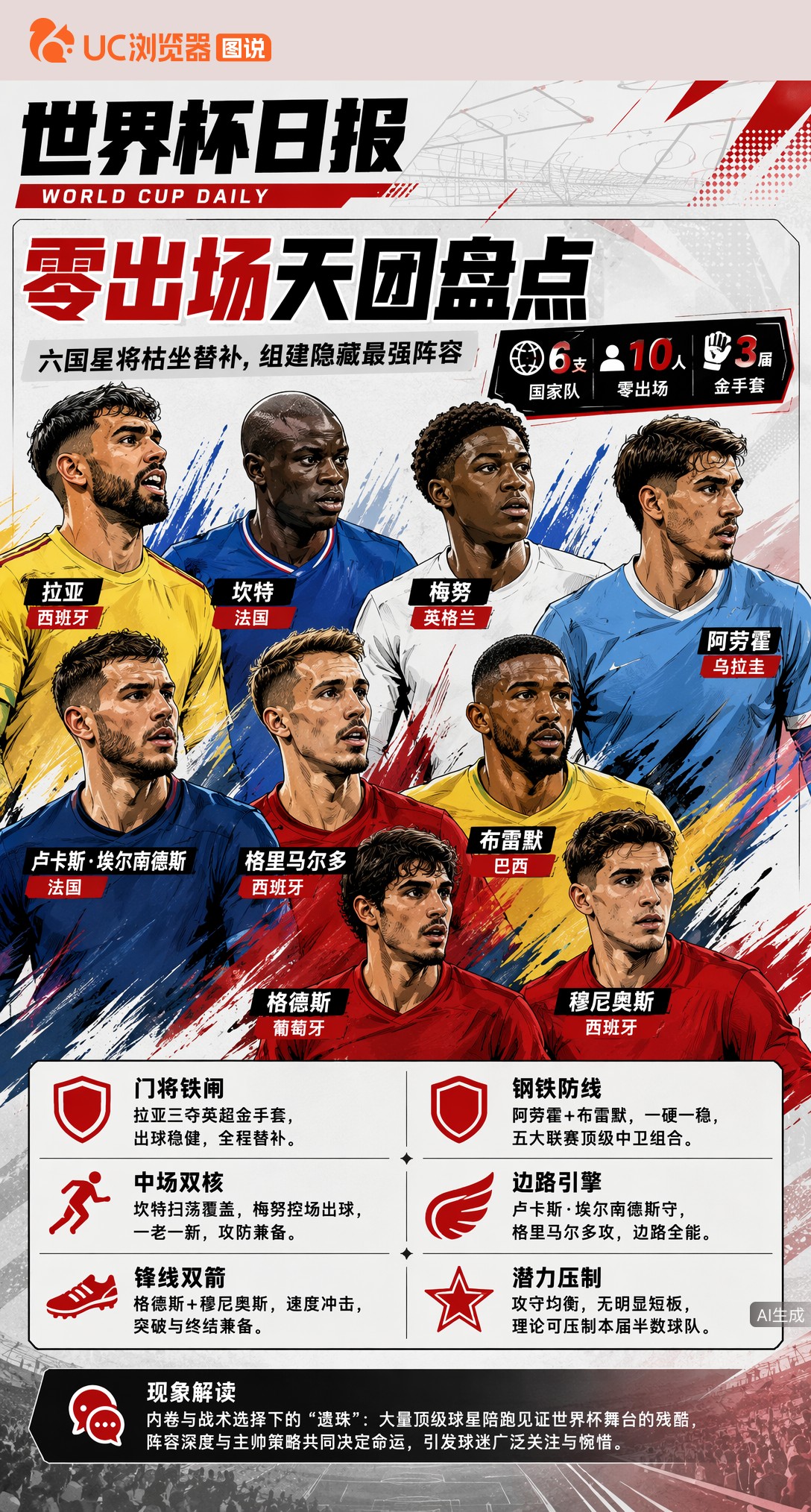 世界杯零出场天团盘点