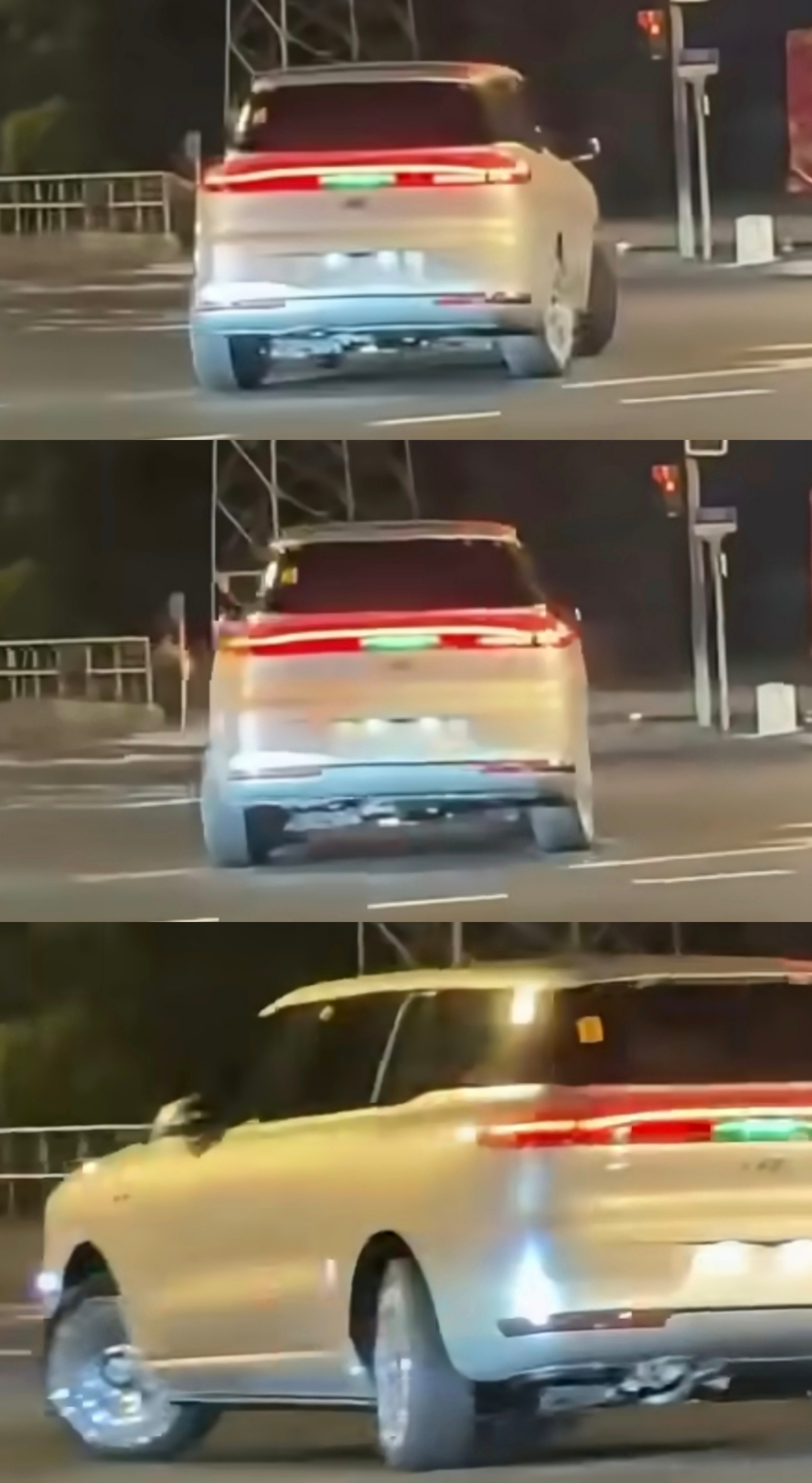 智己LS9后轮转向角度好夸张肯定是超过10°了智己在后轮转向这个