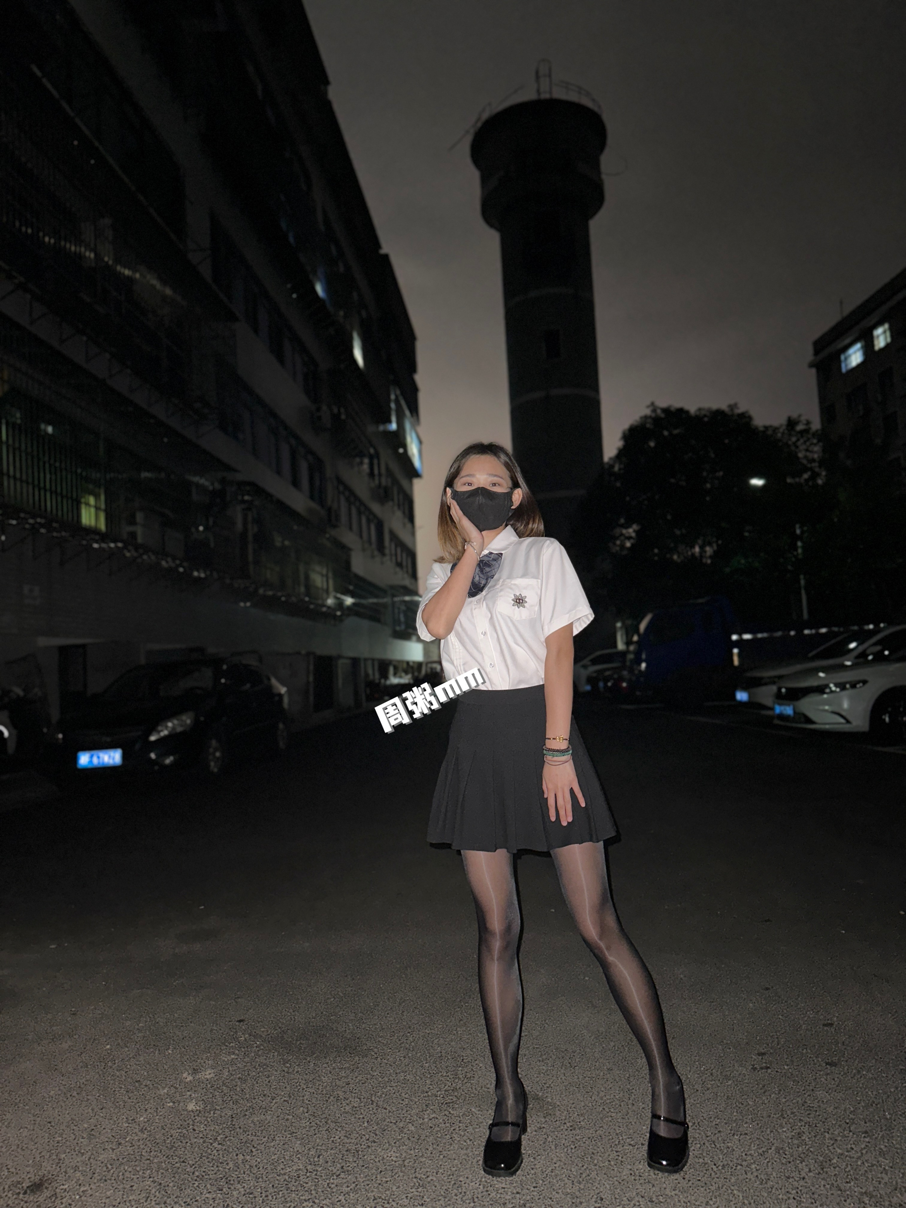 在家门口拍​​​
