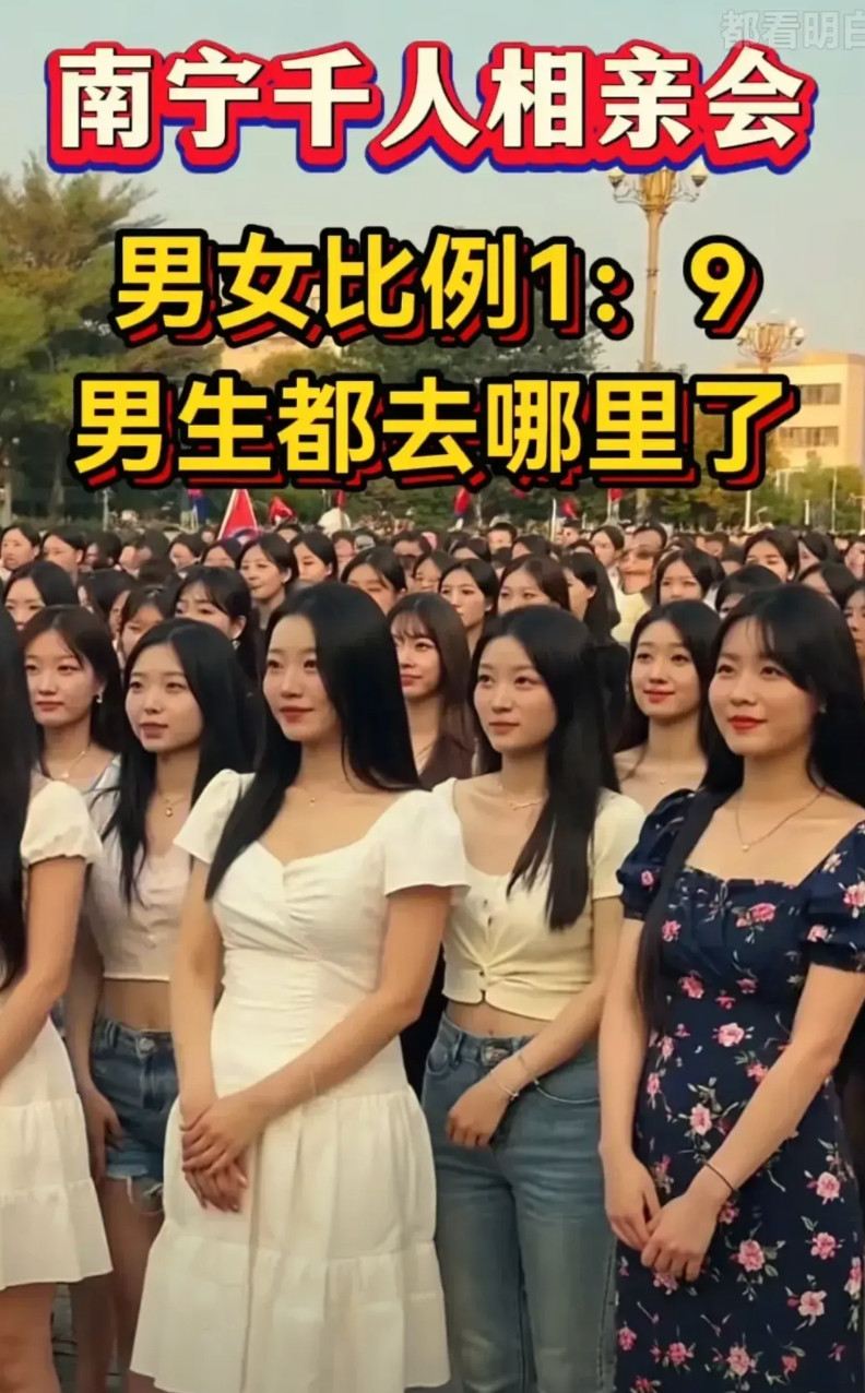 这难道不是自作自受吗？！相亲大会没几个男人去，这几年已经成了普遍现象，南宁的相