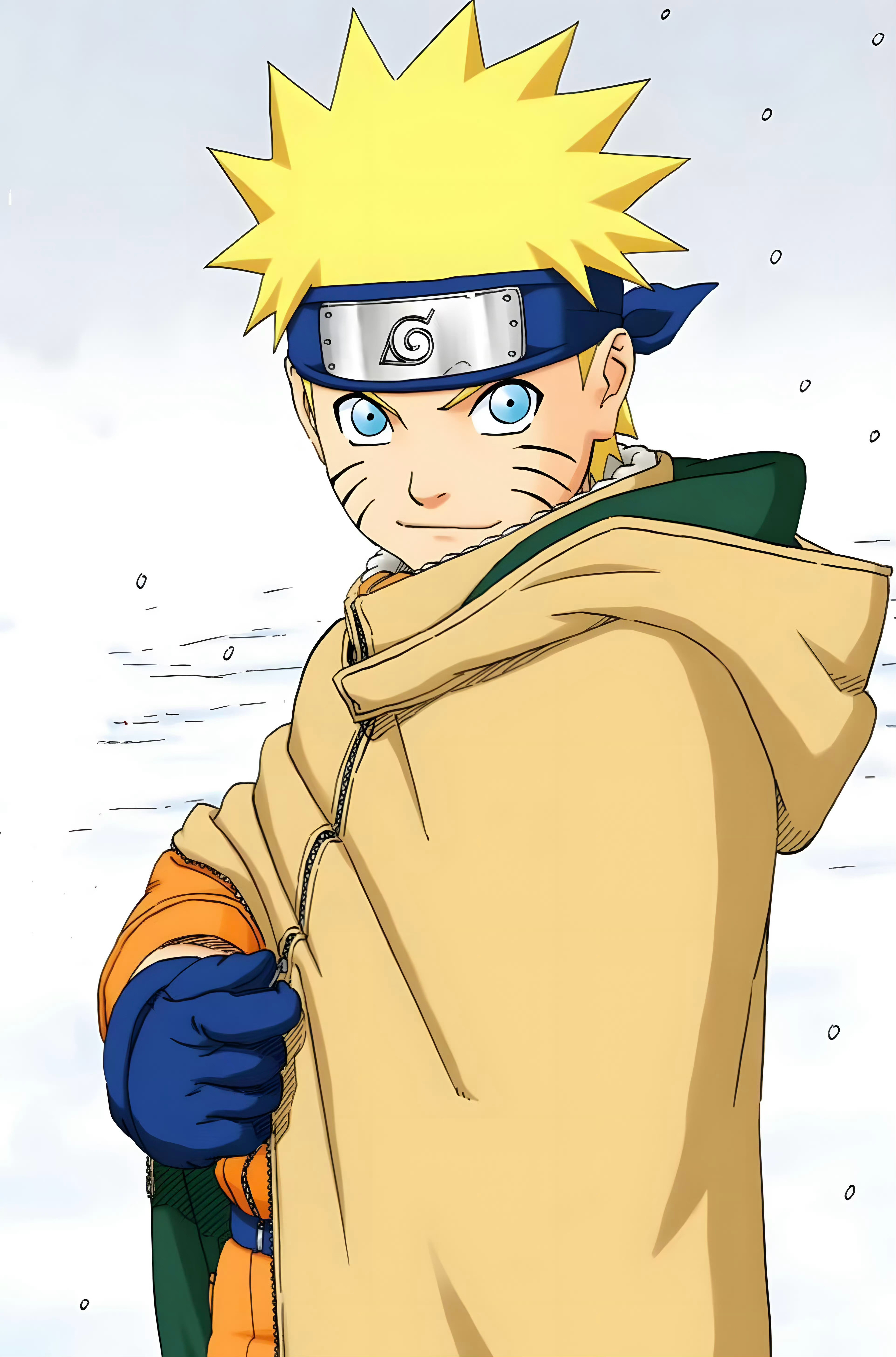 有小伙伴私信主页说：“到冬天了可以整理一组鸣人和雪❄️的官图吗”那必须满足[d