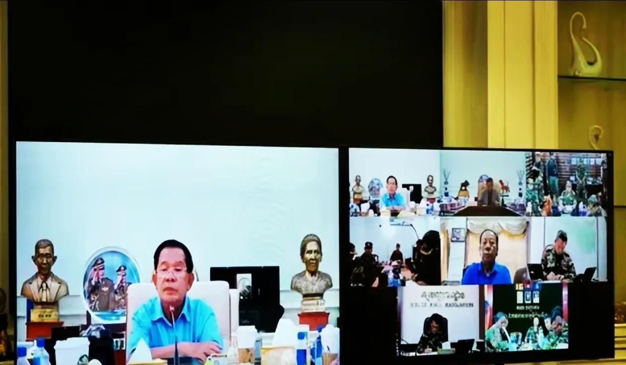 洪森：泰国放话3天攻下柬埔寨，说我逃往中国，那都是在蓄意造谣7月24日，两国因