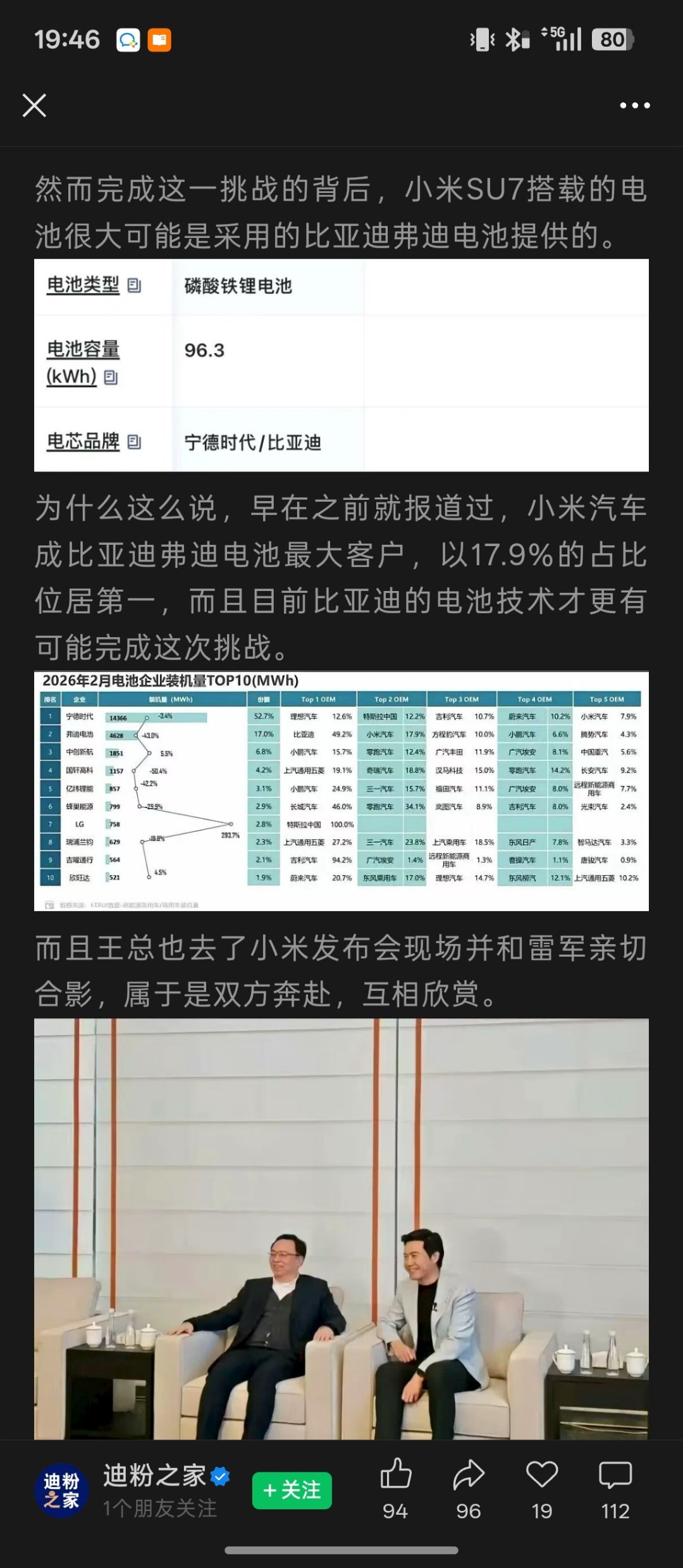 磷酸铁锂牛逼，原来不是su7强，也不是雷总强，而是笛子强抽象汽车商业评论赢学研究
