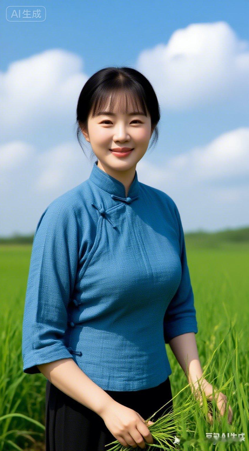 田间劳作，青春洋溢，笑看丰收！