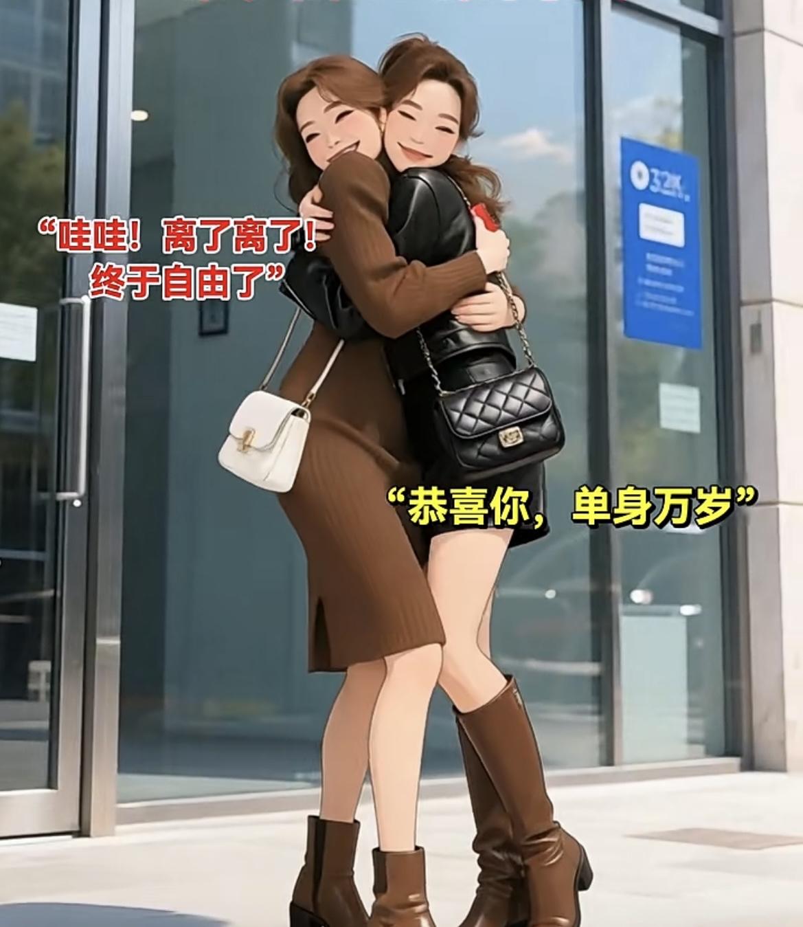 “姐妹，自由万岁啊”[吃瓜][吃瓜]