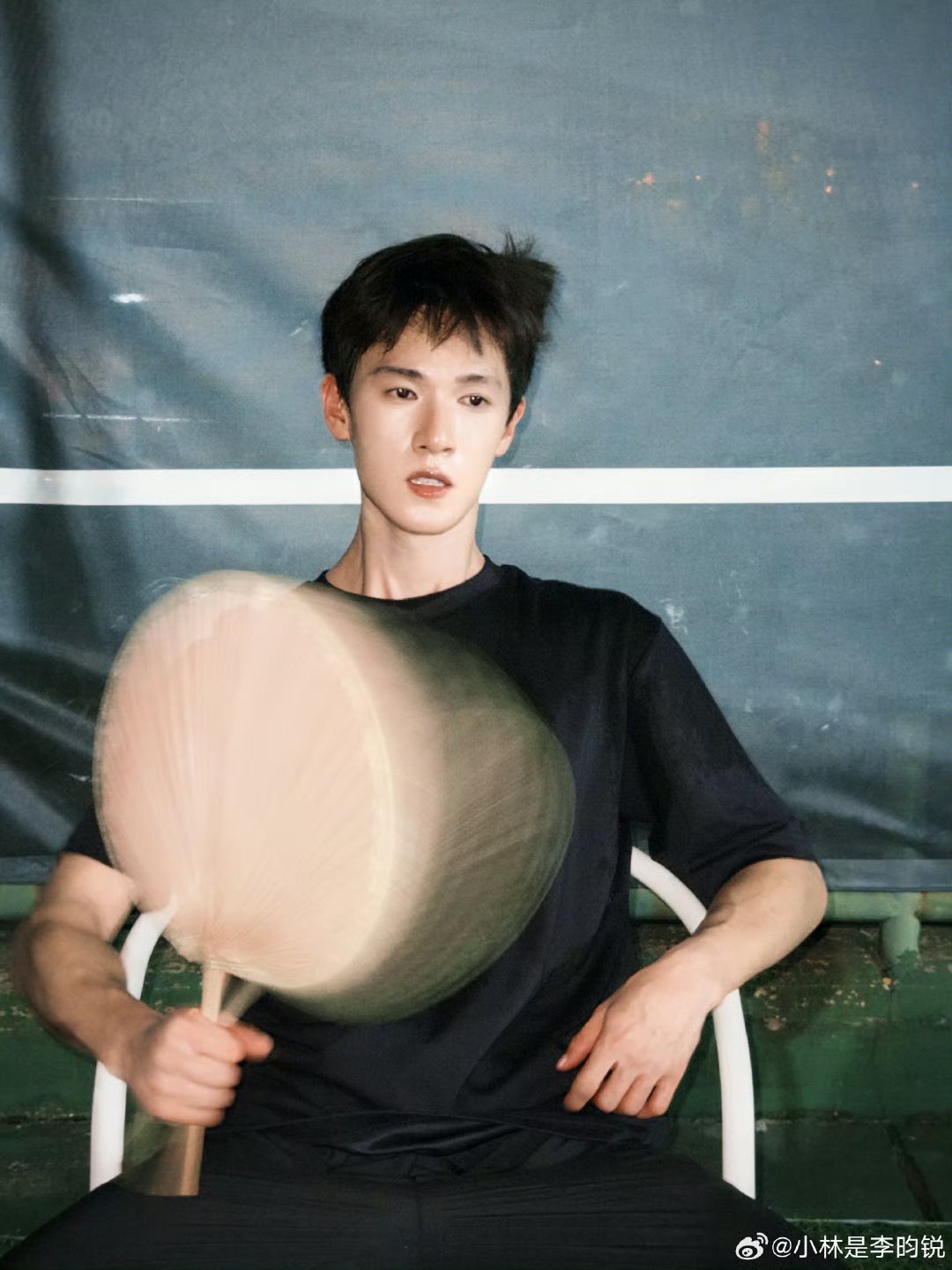 李昀锐又去打网球了李昀锐晚风陪网球宝这个狠狠爱上❤️​​​