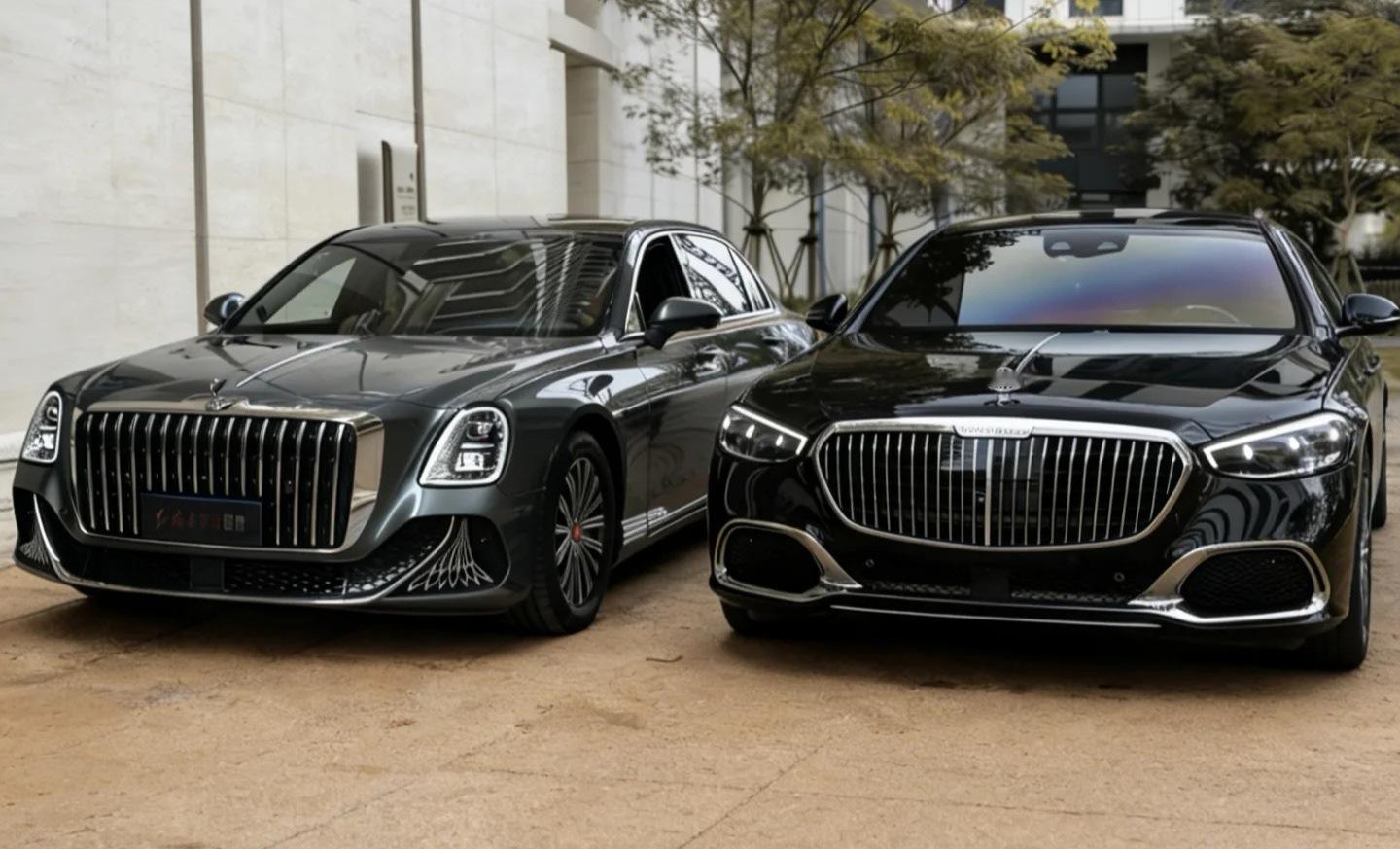 红旗金葵花国雅pk迈巴赫S级，谁更好看？