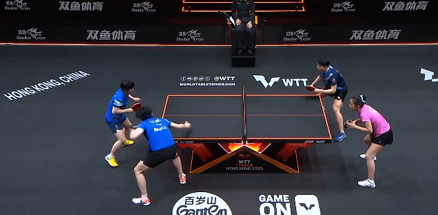 孙颖莎带伤上阵, 莎头组合0-3林申组合无缘总决赛混双冠军