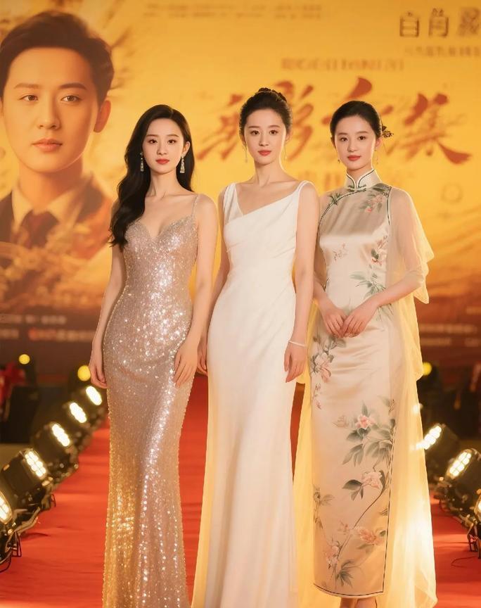 娱乐圈这三位女神真是让人眼花缭乱啊！不过话说回来，这三位女神站在一起简直就是一