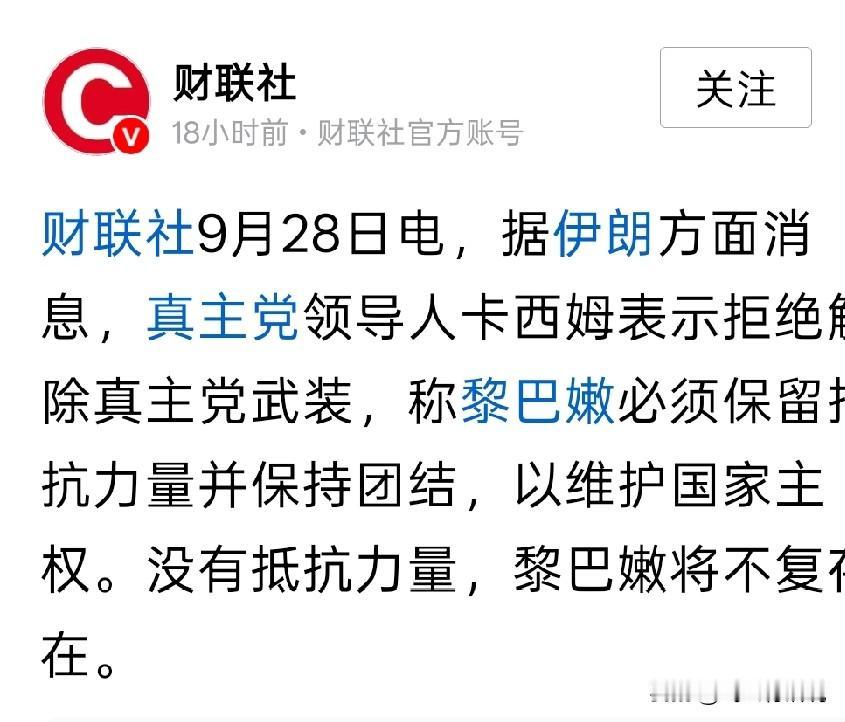 黎巴嫩是黎巴嫩国家，真主党是真主党派别可以这么说黎巴嫩政府可以代表真主党，而不