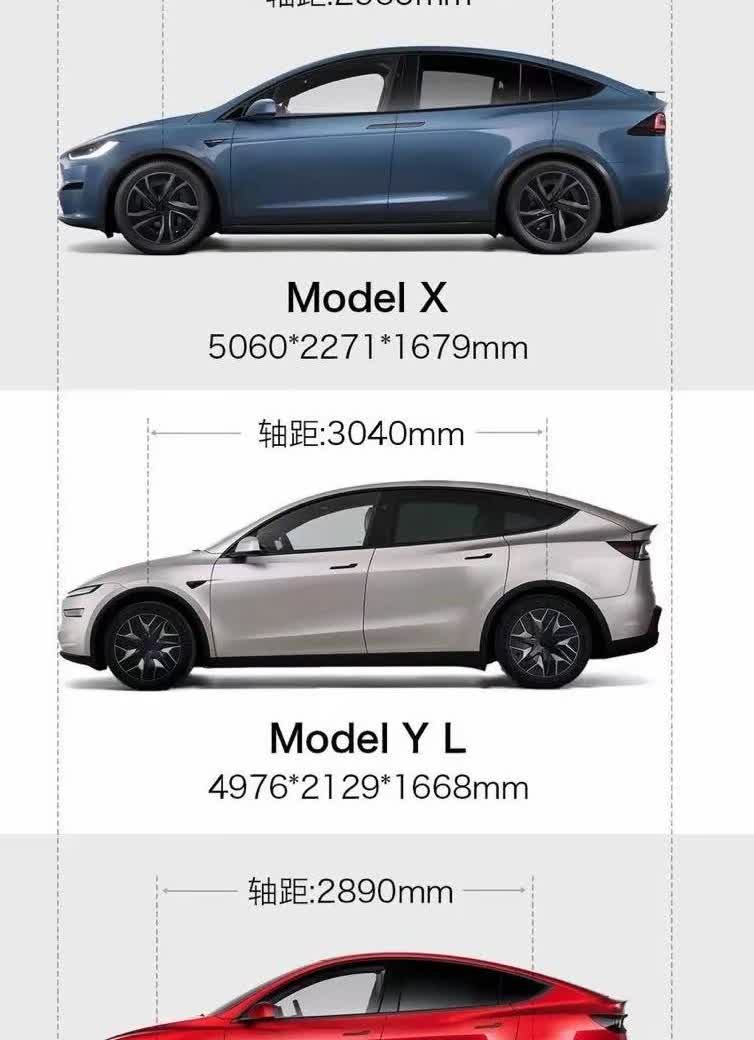 Modely加长版真是把加长做到了极致，ModelY4米8车身轴距2米89