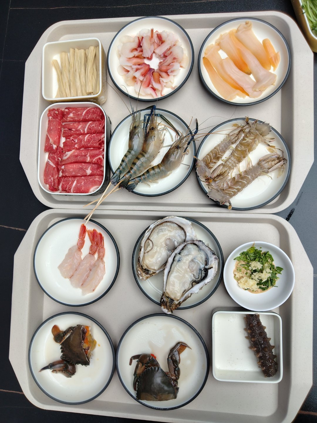 出来煮个海鲜粥​​​