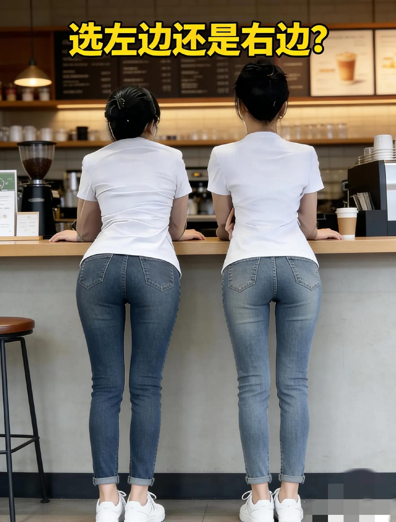 如果是你，选左边还是右边？男人是视觉动物，这两个女生如果选一个，你会选哪个？左