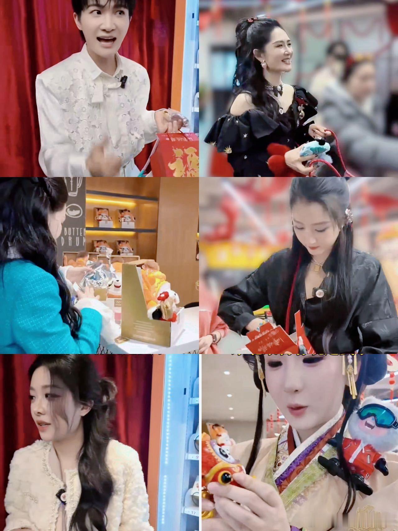 谁家春晚后台秒变大型扫货现场啊这里是北京台春晚后台“进货”现场！周深、谢娜被礼