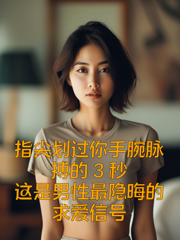 指尖划过你手腕脉搏的3秒：这是男性最隐晦的求爱信号