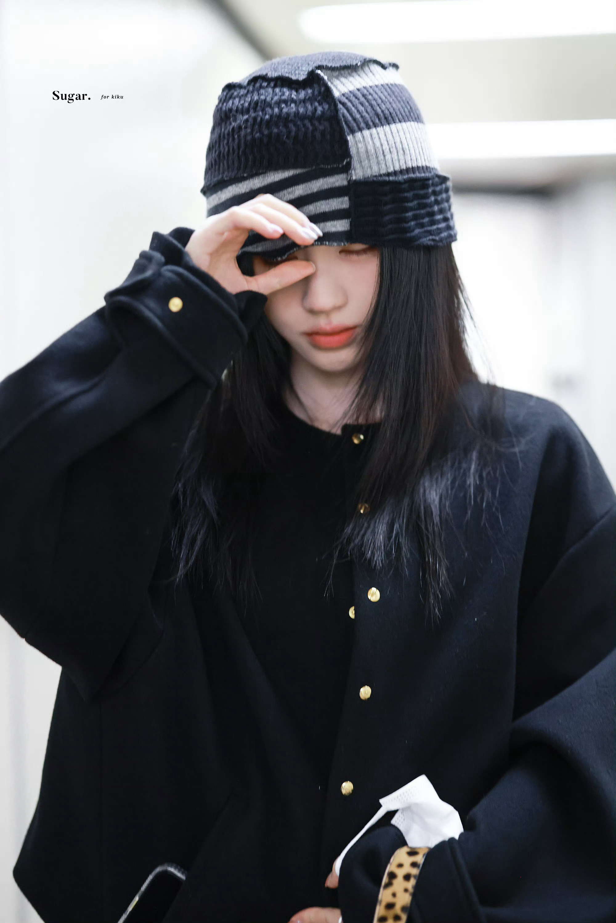 机场女明星鞠婧祎