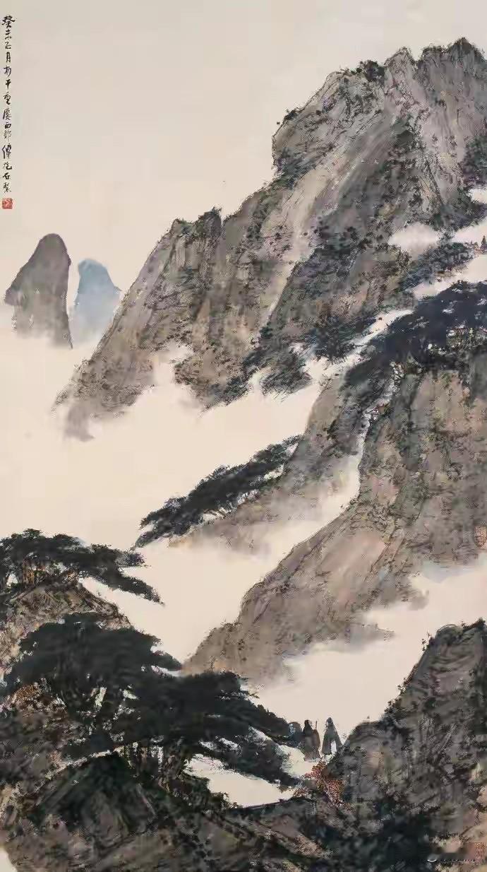 傅抱石精彩作品欣赏，走进他的丹青岁月傅抱石是二十世纪新金陵画派宗师，集画家、