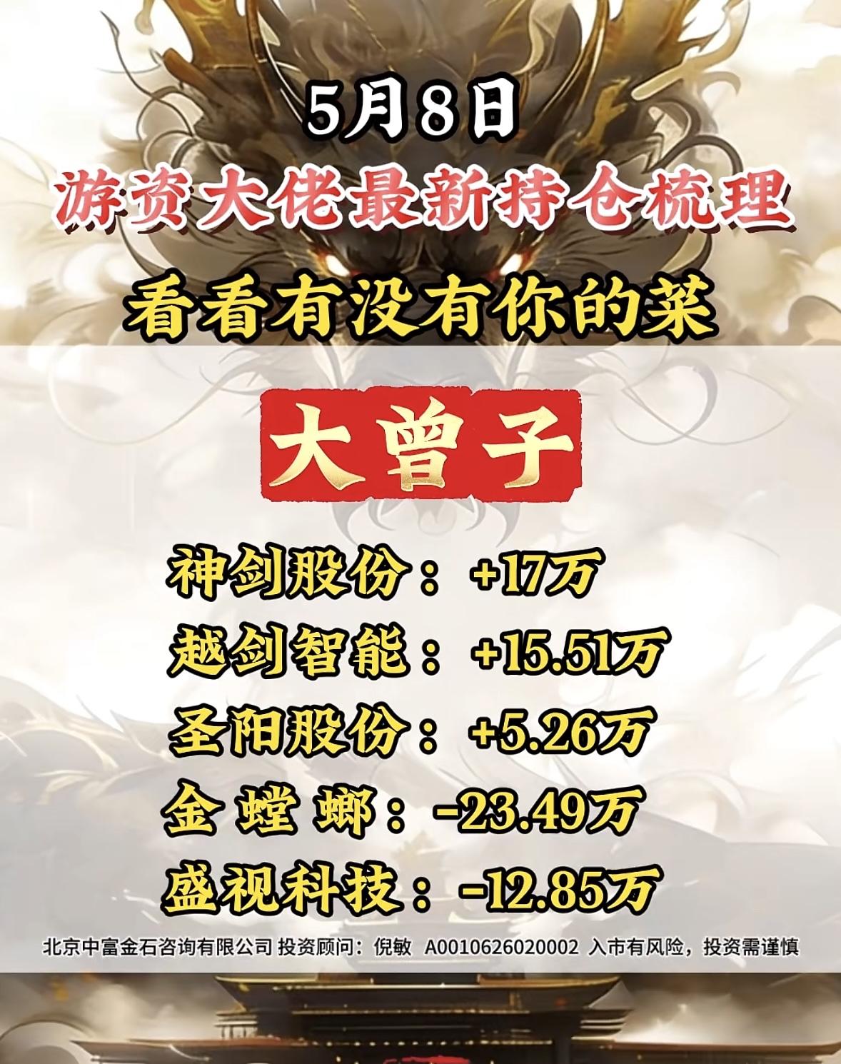 5月8日游资大佬持仓大揭秘，宁波桑田路领跑！5月8日游资龙虎榜太有看头了，宁