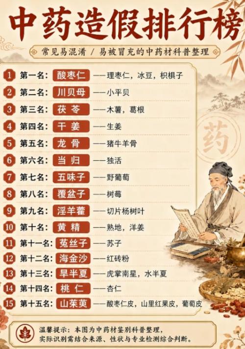 中草药造假秘密大公开在公众认知中，中草药往往被视为“天然、安全、传统”的代表，