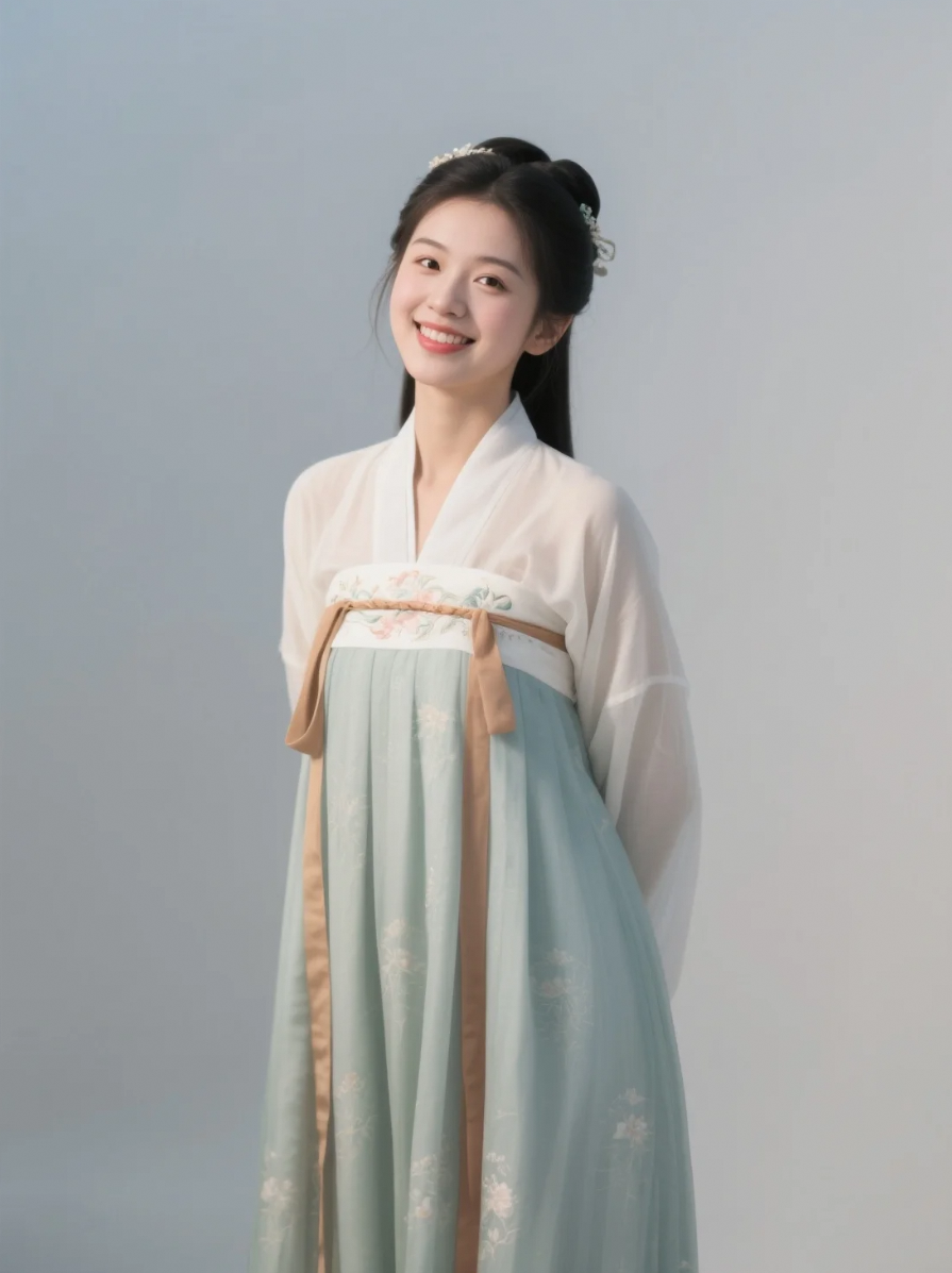 霓裳轻舞汉服间，古典佳人韵万千