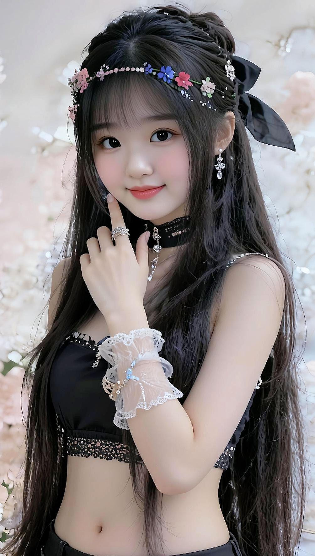 对着微笑小妞漂亮小姐姐上线