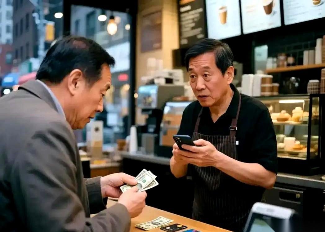 “中国的手机支付是最傻的设计！”回国探亲第三天，美籍华人陈明指着咖啡桌上那个四四