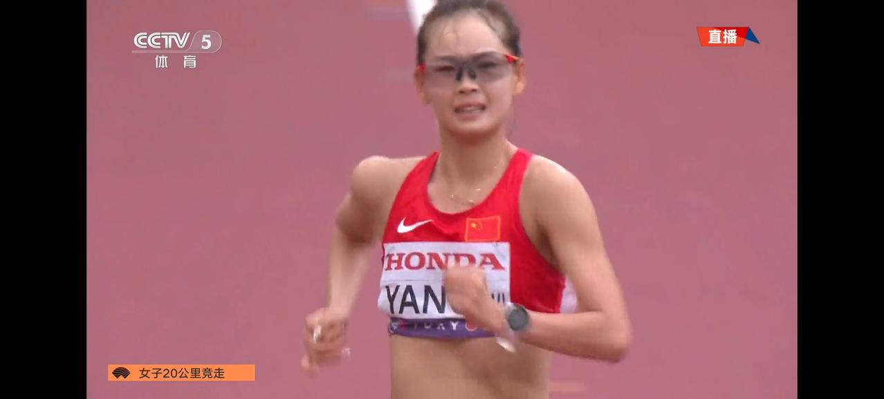 女子20公里竞走中国队冲金失败！本届田径世锦赛中国夺金最后希望杨家玉尽管跑出赛季