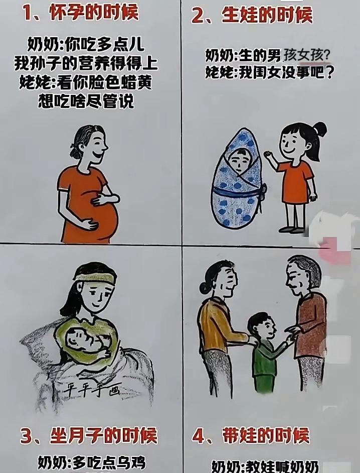 妈妈与婆婆的本质区别……