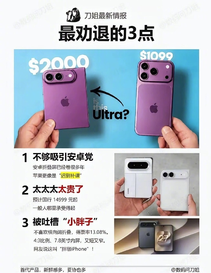 不买iPhoneUltra的6大原因：你觉得对吗？