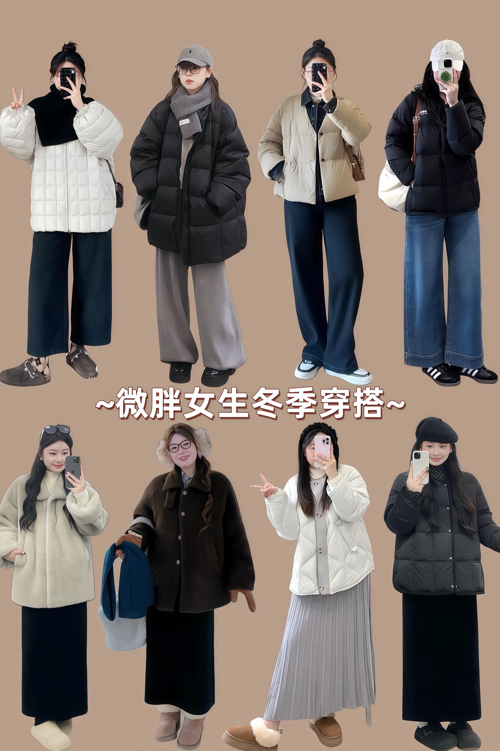 微胖女生冬日衣服测评 微胖女生冬季穿搭显瘦穿搭今天穿什么