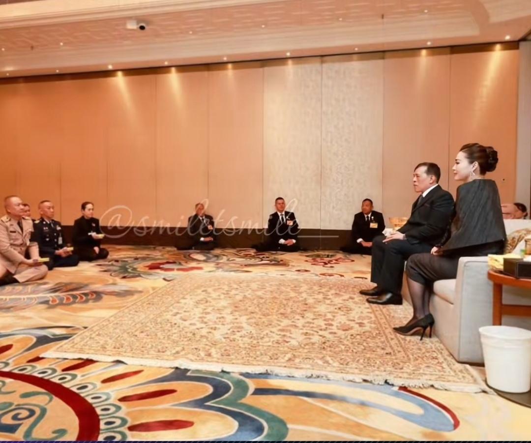 苏提达此次跟丈夫访华5天已经圆满结束了，此次来华，有好多工作人员随行，忙前忙后服