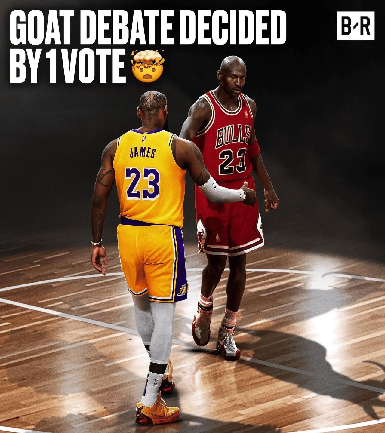 乔丹地位不稳啊美媒体BR此前发文票选出最新一期的NBA历史前100球星，库里第