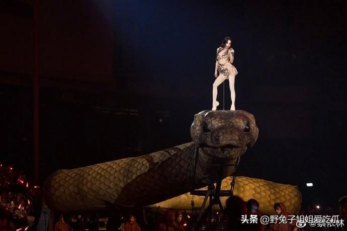 蔡依林演唱会造型被说“阴间”。这哪是看演唱会，这是集体通灵吧？烟雾缭绕的舞台，