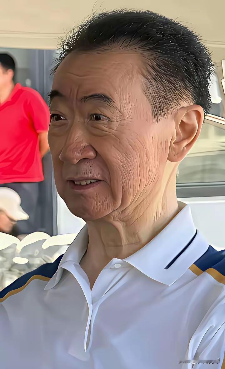 老夫不明白，为什么要如此丑化王健林。当然，我更不知道，这个照片是不是AI的杰