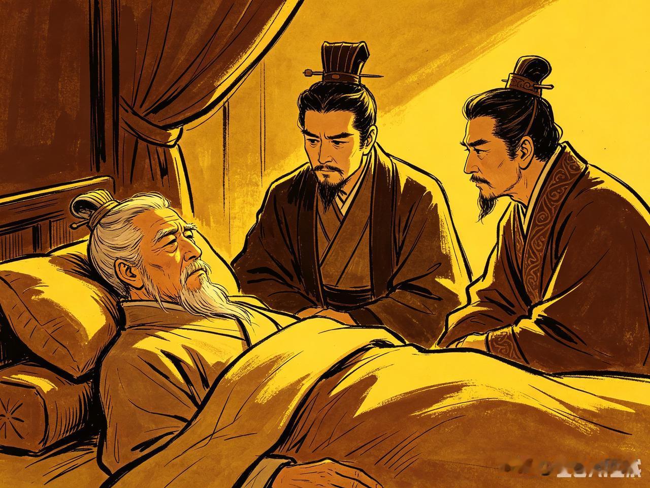 251年，73岁司马懿病重将死，出于某种心理，他给儿子司马师、司马昭，留下了三个